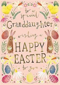 Easter Card - Special Granddaughter
