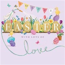 Easter Card - Easter With Lots Of Love