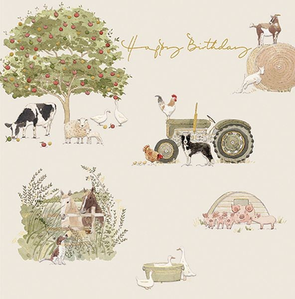 Card - Foil Farm Birthday