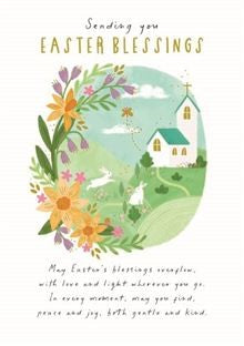 Easter Card - Spring Church