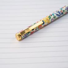 Load image into Gallery viewer, Pen- Floral Refillable Ballpoint Black Pen 

