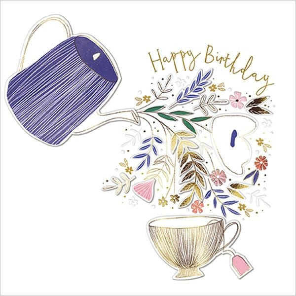 Foil Card - Birthday Cup