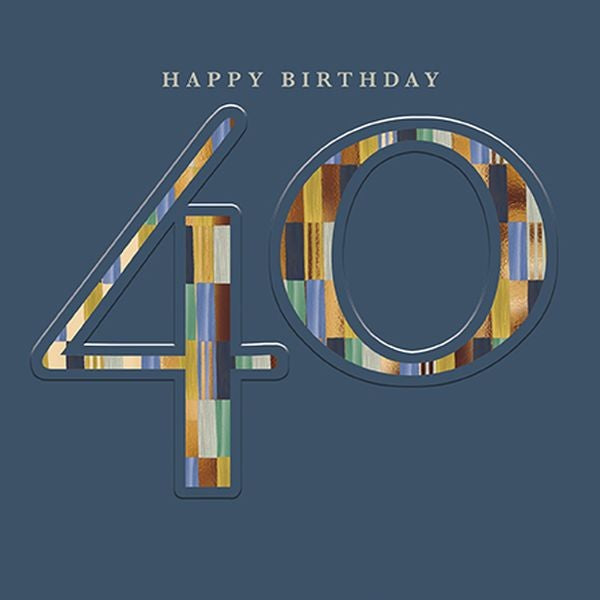 Card - Happy 40th