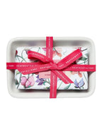 Heathcote & Ivory Sweet Pea & Honeysuckle Scente Soap In Dish