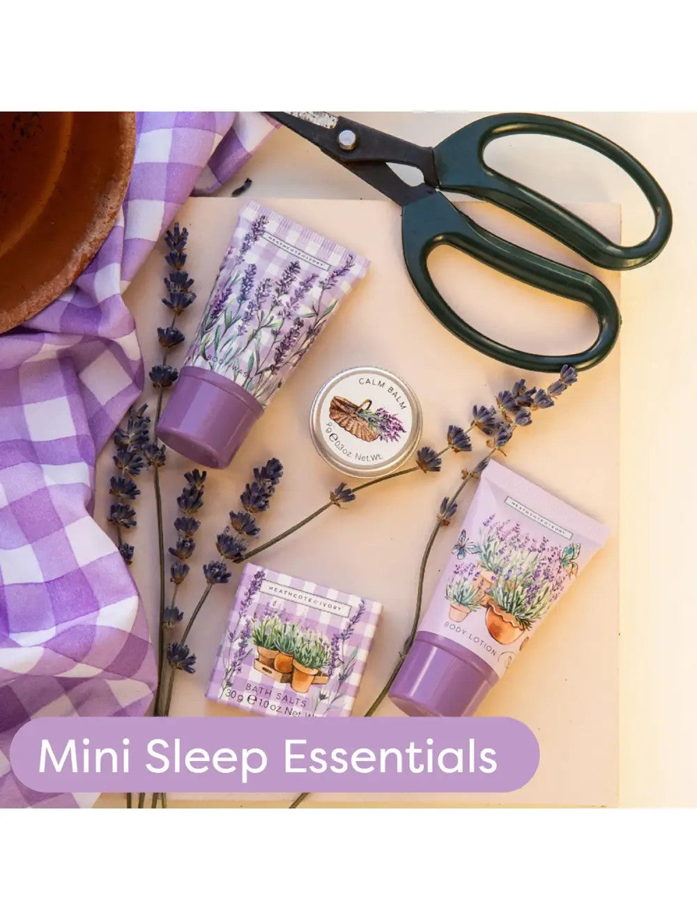 Heathcote & Ivory English Lavender Mini Sleep Essentials
