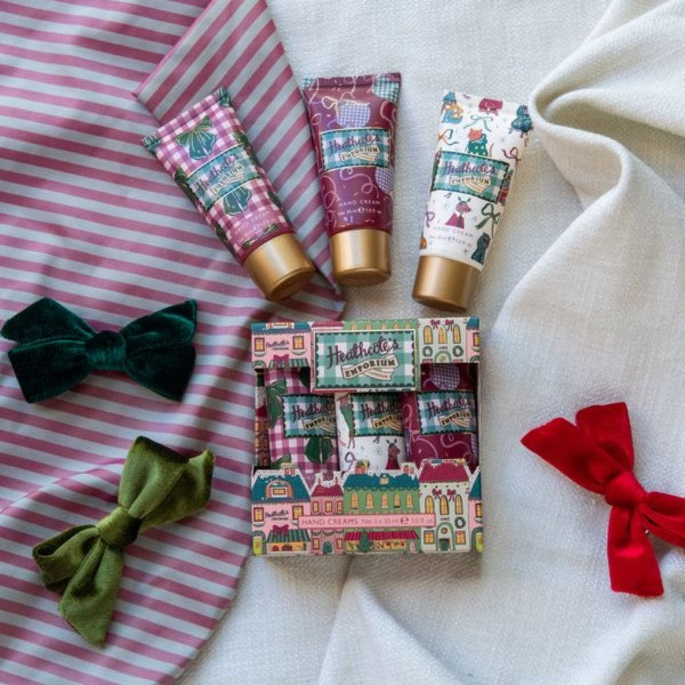 Heathcole's Emporium Festive Hand Cream Trio 