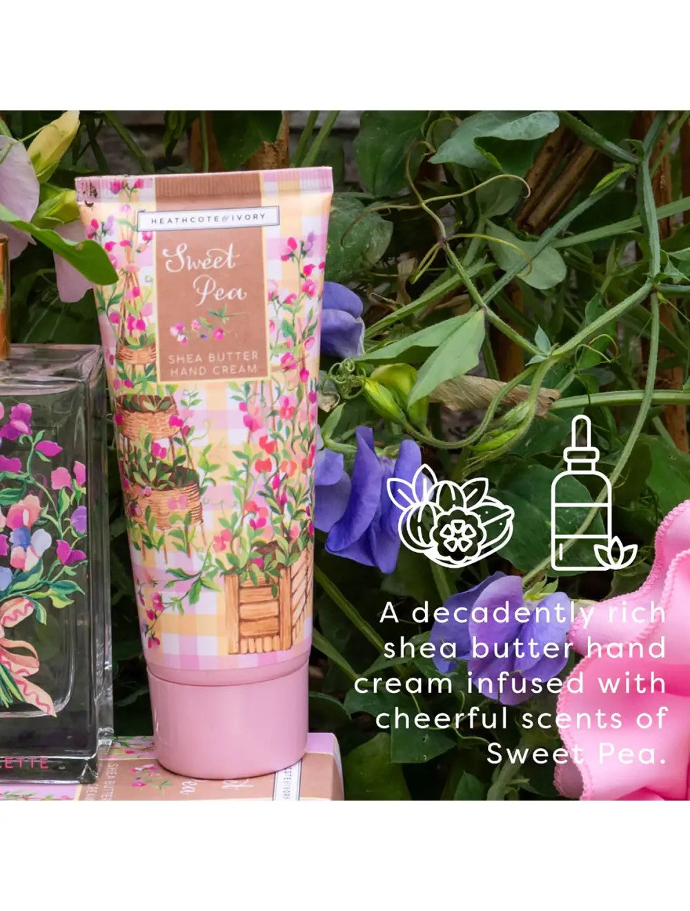 Heathcote & Ivory Sweet Pea Hand Cream 100ml