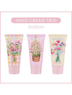 Heathcote & Ivory Sweet Pea Hand Cream Trio