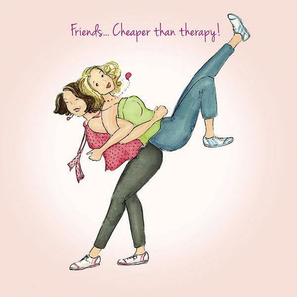 Card - Friends Cheaper Than Therapy