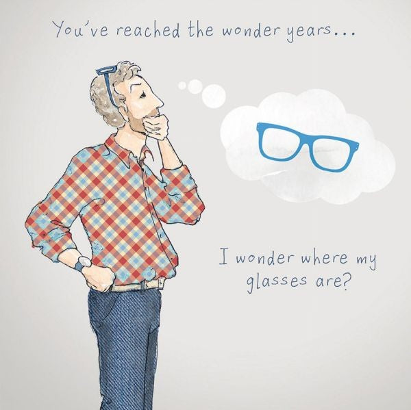 Card - You've Reached The Wonder Years