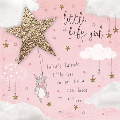Card- Little Baby Girl Twinkle Twinkle (storyboard)