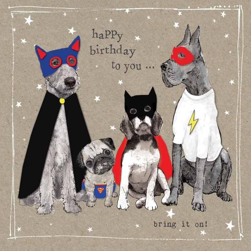 Card - Happy Birthday To You - Superhero