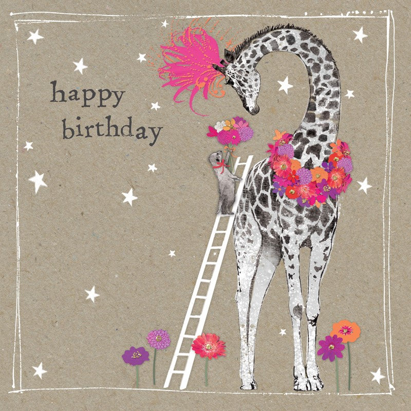 Card - Giraffe Ladder