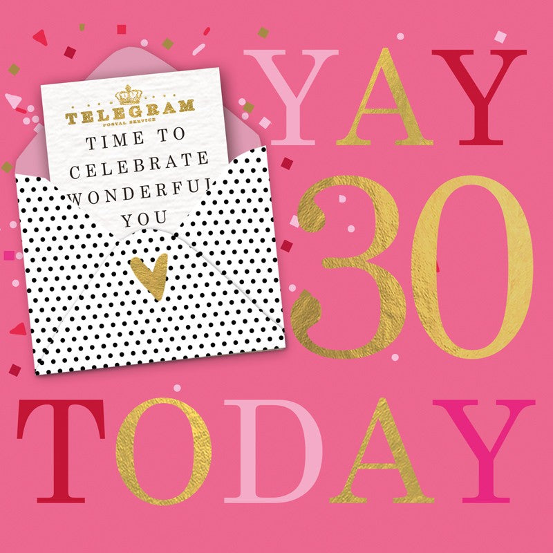 Card - Yay 30 Today