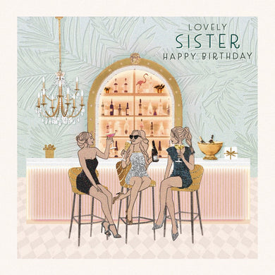 Card - Lovely Sister Happy Birthday