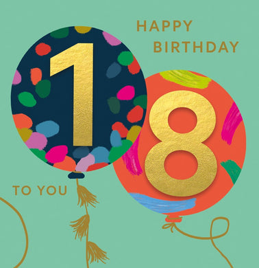 Card - Age Birthday 18