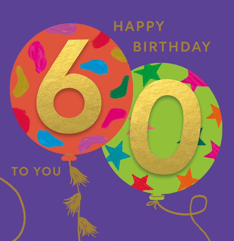 Card - Age Birthday 60