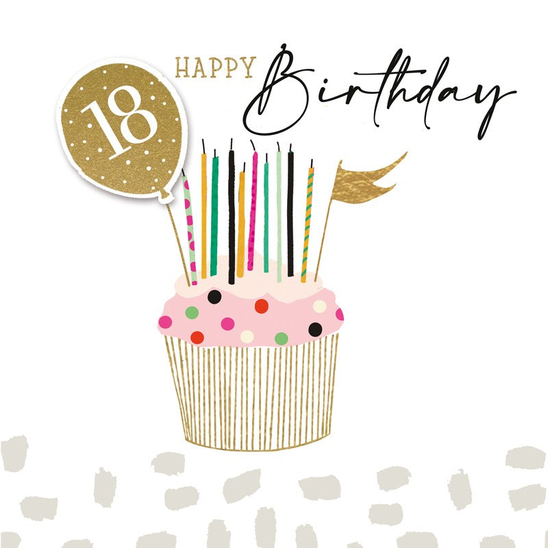 Card - 18th Birthday Cake