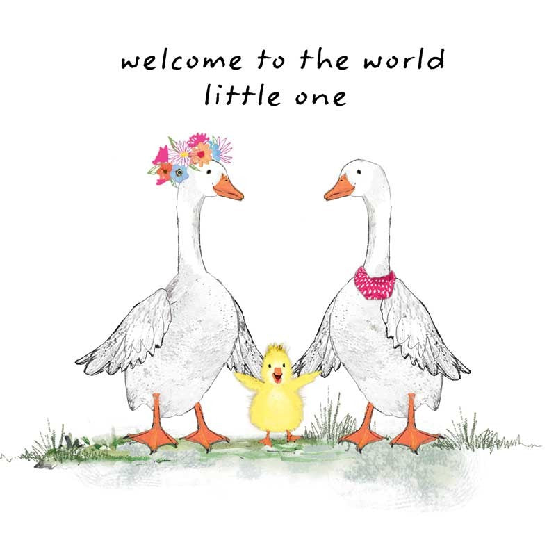 Card - New Baby Geese
