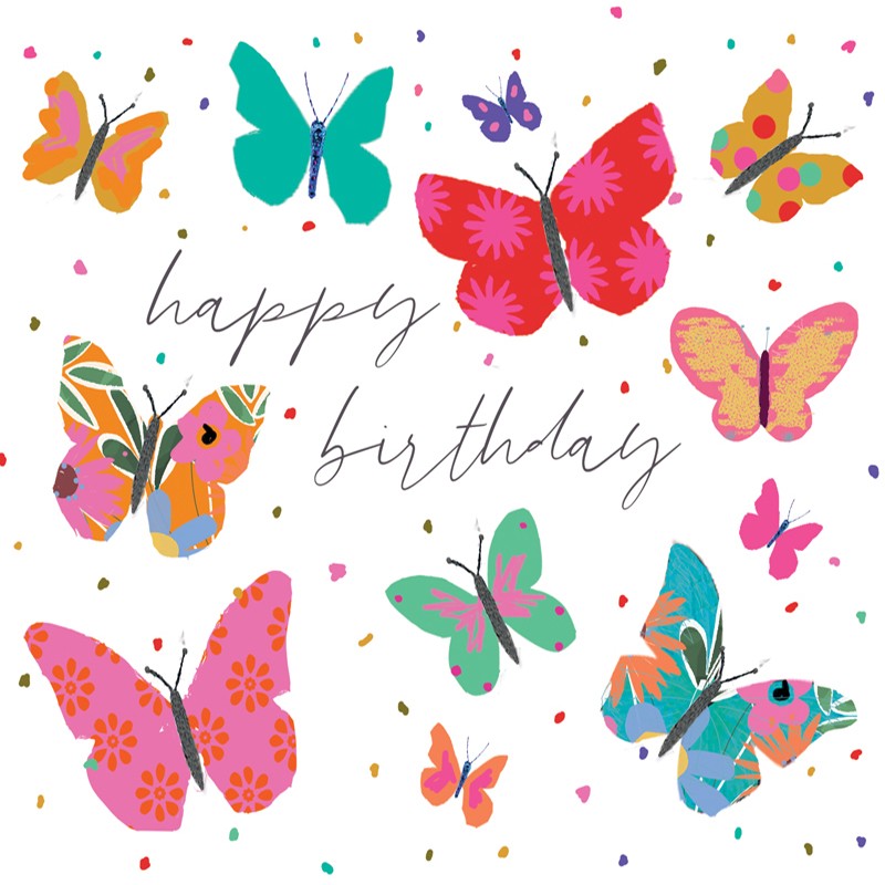 Card - Birthday Butterflies