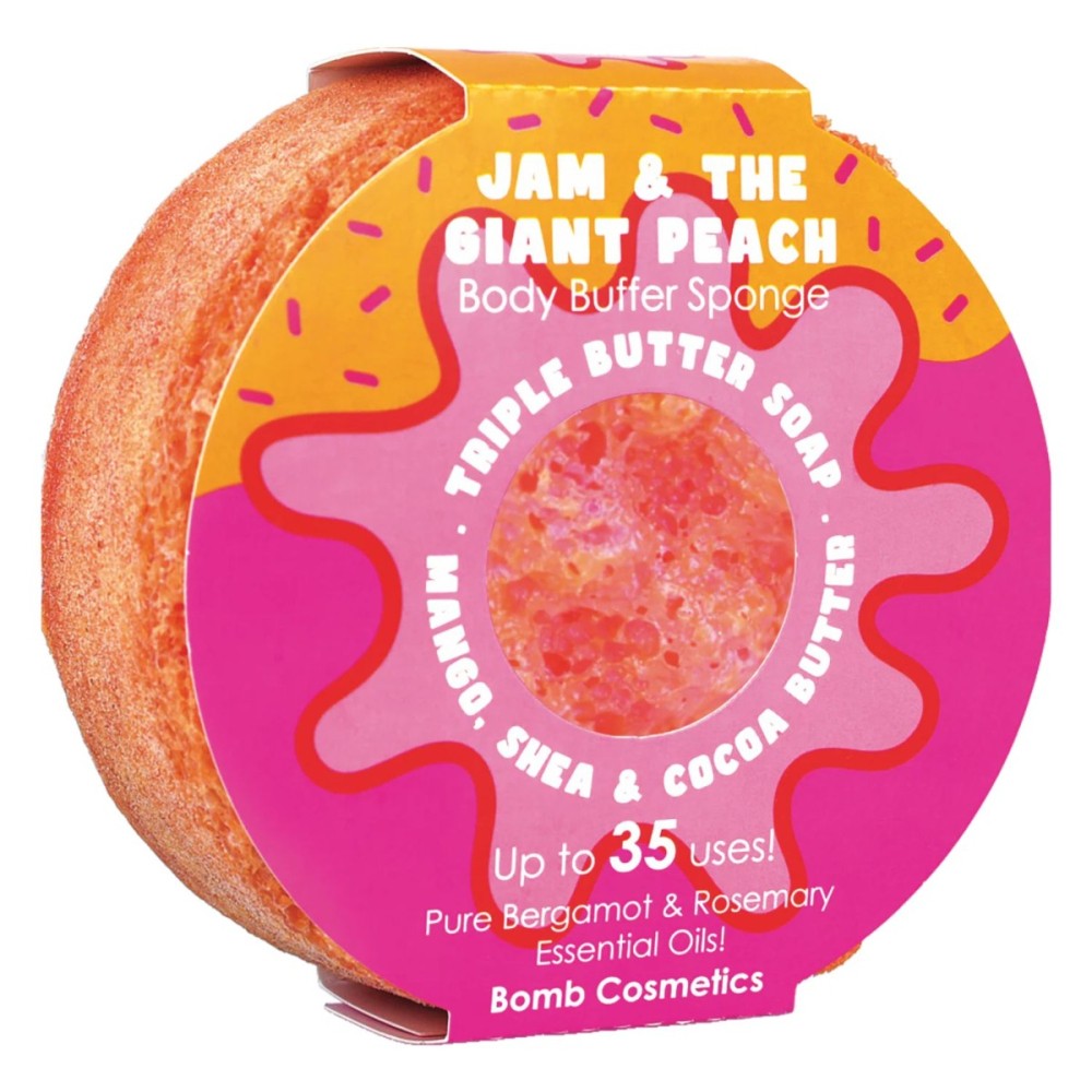 Bomb Cosmetics Jam And The Giant Peach Body Buffer 