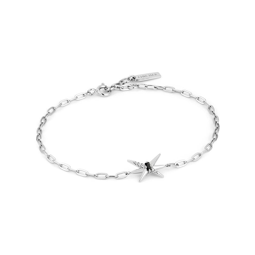 Punk Silver Spike Chain Bracelet