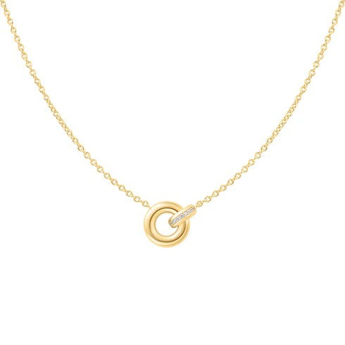 Vogue Maven Gold Linked Necklace 