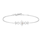Chill Voyager Silver Linked Star Bracelet