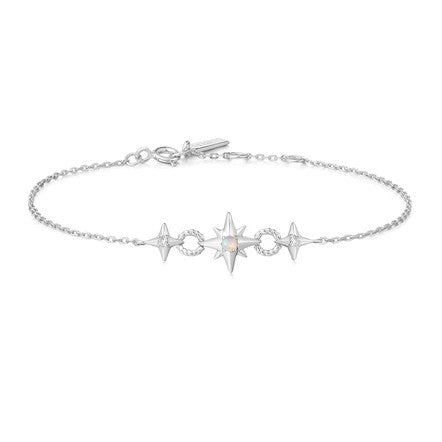 Chill Voyager Silver Linked Star Bracelet