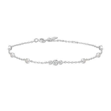 Miss Dainty Sparkling Bezel Bracelet