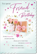 Load image into Gallery viewer, Card - To A Special Friend On Your Birthday (with Love)
