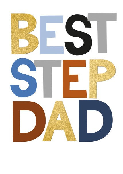 Fathers Day Card - Best Step Dad