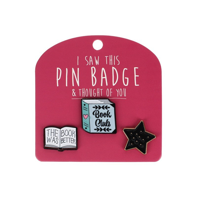 I Saw This Pin Badge [des:book Club]