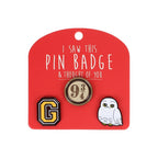 I Saw This Pin Badge [des:wizard]