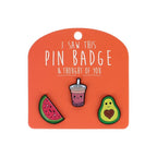 I Saw This Pin Badge [des:cute Snacks]