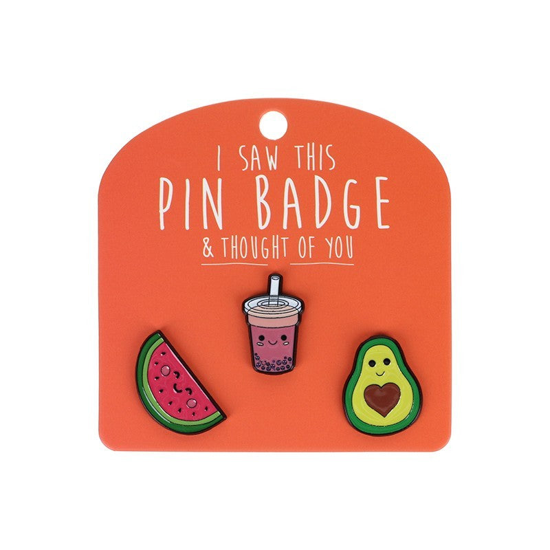 I Saw This Pin Badge [des:cute Snacks]