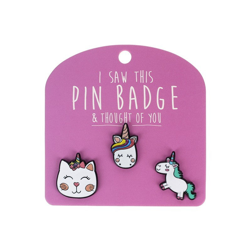 I Saw This Pin Badge [des:kittycorn]