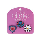 I Saw This Pin Badge [des:stich]