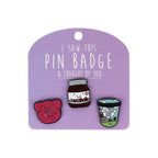 I Saw This Pin Badge [des:chocoholic]