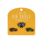 I Saw This Pin Badge [des:racer]