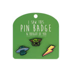 I Saw This Pin Badge [des:space]