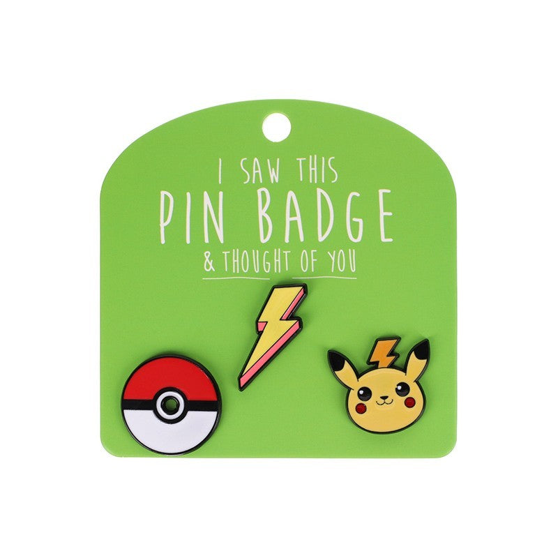 I Saw This Pin Badge [des:poke]