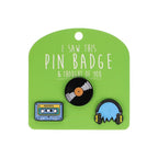 I Saw This Pin Badge [des:music]