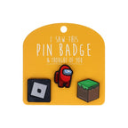 I Saw This Pin Badge [des:blocks]