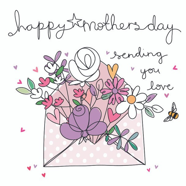 Mothers Day Card - Sending You Love 