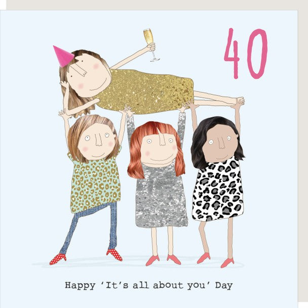 Rosie Made A Thing - 40th Birthday Card