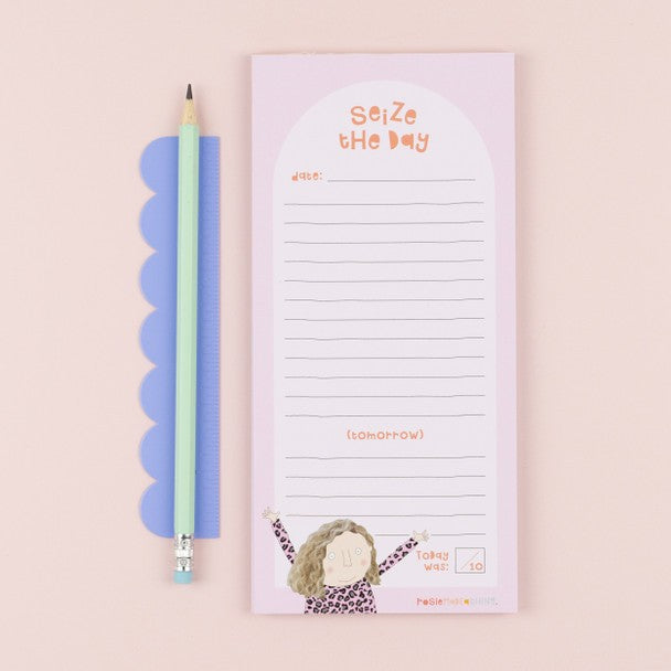 Rosie Made A Thing - Slim List Pad - Seize The Day
