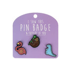 I Saw This Pin Badge [des:sloth]