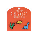 I Saw This Pin Badge [des:dinosaurs]
