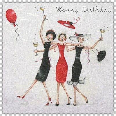 Ladies Who Love Life Card - Happy Birthday
